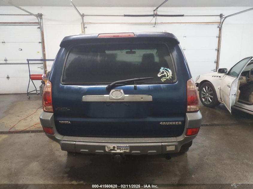 2003 Toyota 4Runner Sr5 Sport V8 VIN: JTEBT14R730001287 Lot: 41560620