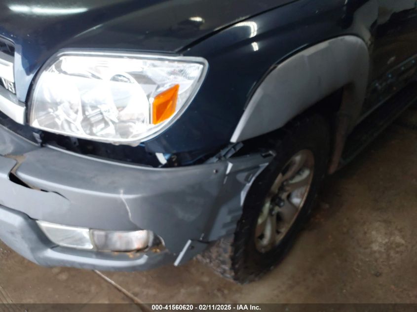 2003 Toyota 4Runner Sr5 Sport V8 VIN: JTEBT14R730001287 Lot: 41560620