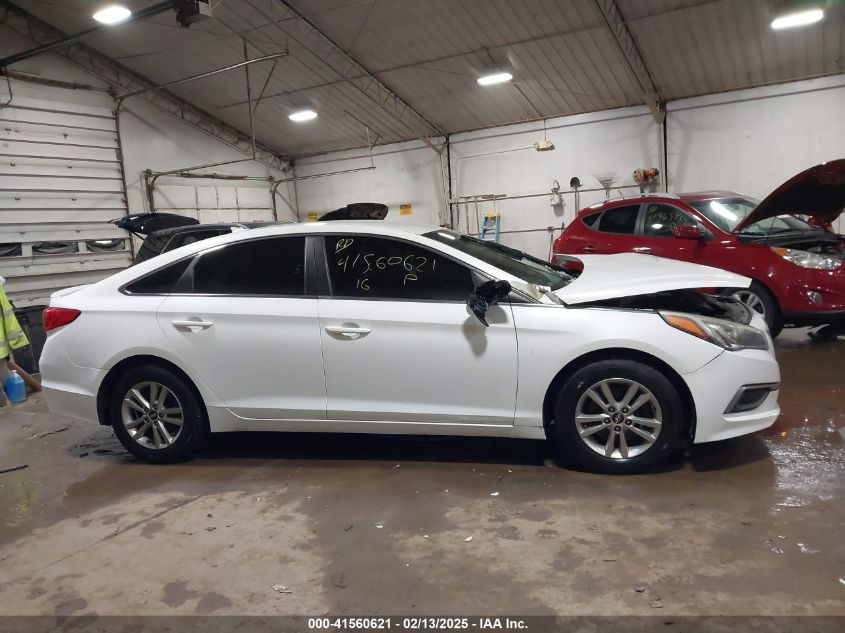 2016 Hyundai Sonata Se VIN: 5NPE24AF2GH325756 Lot: 41560621