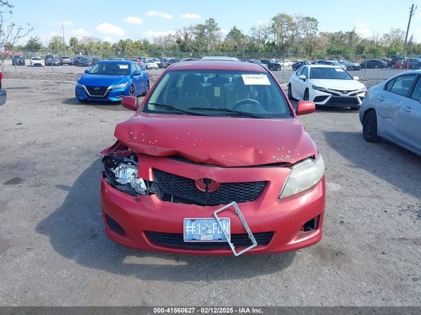 2010 Toyota Corolla Le VIN: 2T1BU4EE9AC322054 Lot: 41560627