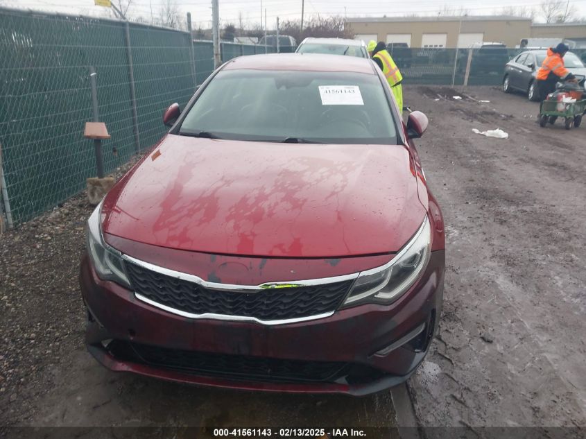 2019 Kia Optima S VIN: 5XXGT4L38KG360993 Lot: 41561143
