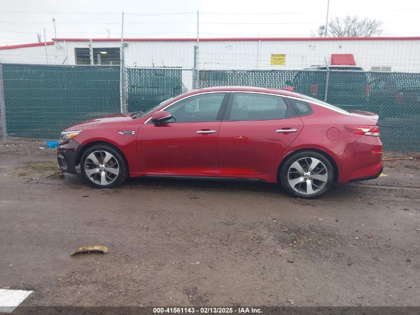 2019 Kia Optima S VIN: 5XXGT4L38KG360993 Lot: 41561143