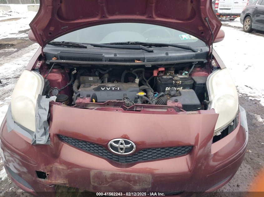 2010 TOYOTA YARIS VIN: JTDKT4K34A5291847
