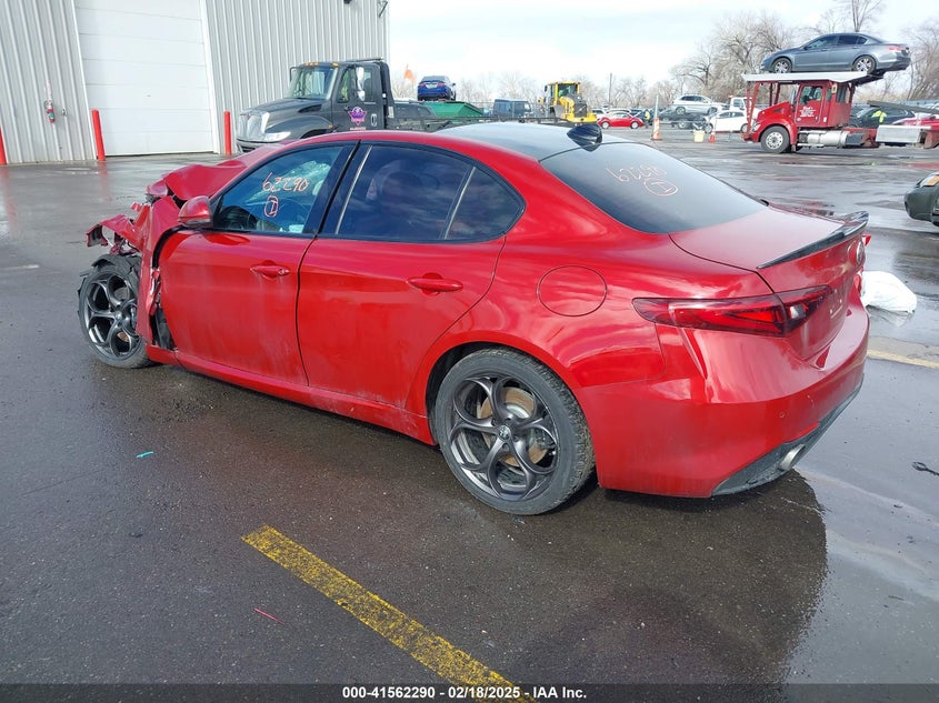 VIN ZARFAEEN2H7554867 2017 ALFA ROMEO GIULIA TI AWD