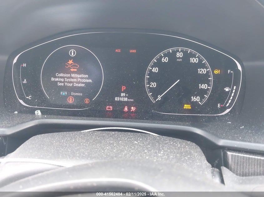 2020 HONDA ACCORD VIN: 1HGCV1F37LA131755