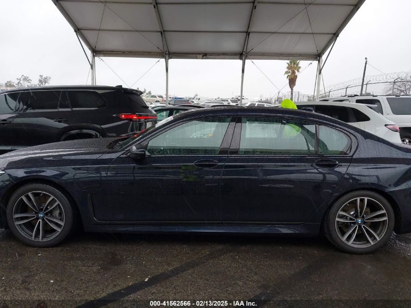 2020 BMW 745E XDRIVE IPERFORMANCE - WBA7W4C09LBM70629