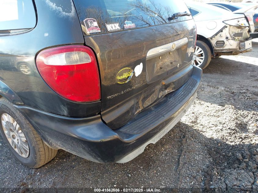 2005 Chrysler Town & Country Lx VIN: 2C4GP44R55R405598 Lot: 41562586