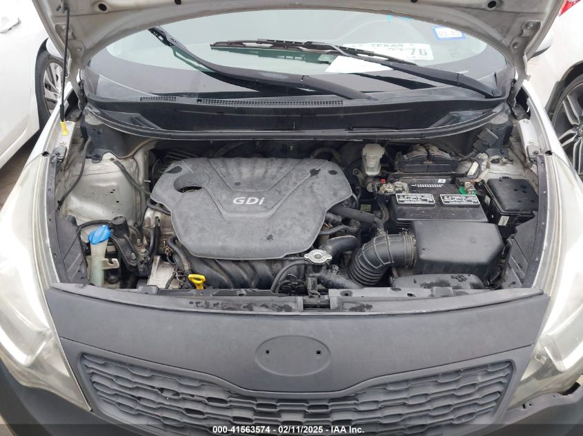 2014 Kia Rio Lx VIN: KNADM4A32E6396200 Lot: 41563574