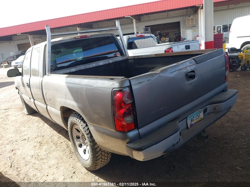 2007 CHEVROLET SILVERADO 1500 CLASSIC VIN: 1GCEC19X37Z105821