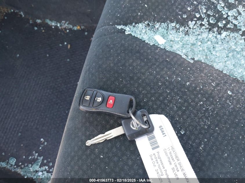 2011 Nissan Versa 1.8S VIN: 3N1BC1CP2BL384838 Lot: 41563773