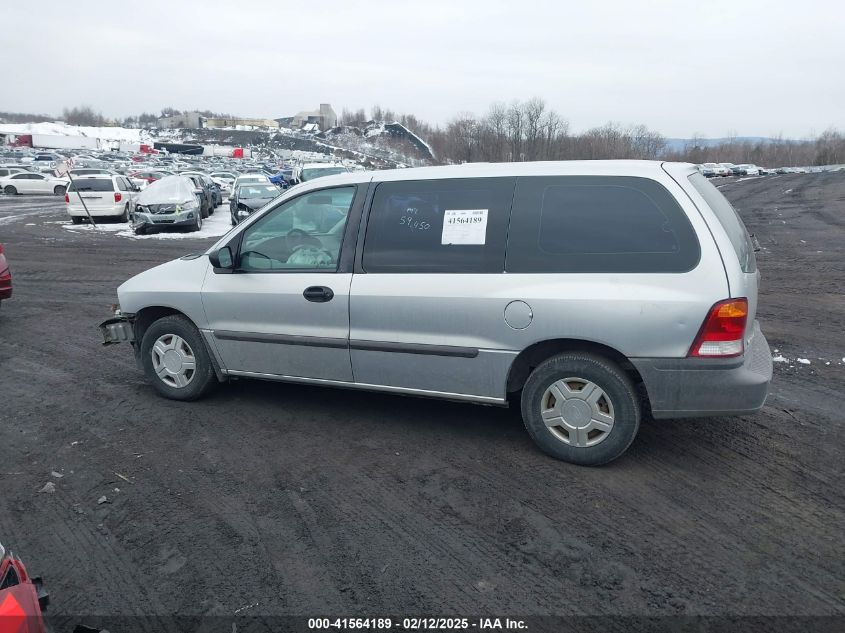 2001 Ford Windstar Lx VIN: 2FMZA504X1BC16230 Lot: 41564189
