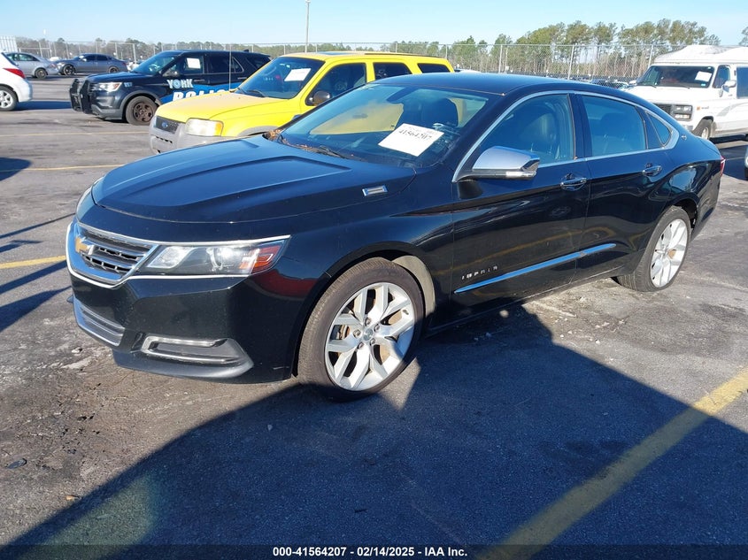 2018 CHEVROLET IMPALA VIN: 2G1125S32J9126394