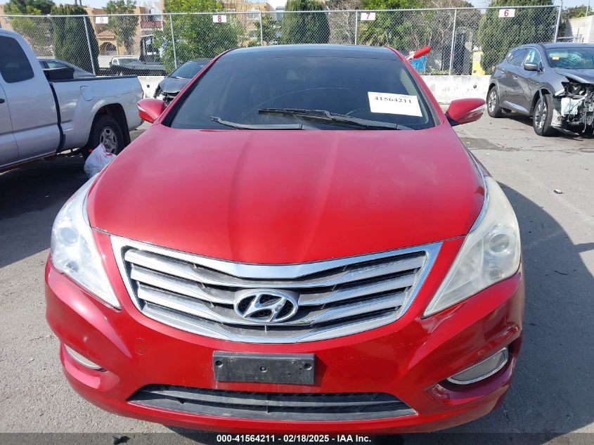 2012 Hyundai Azera Base (A6) VIN: KMHFH4JG6CA175661 Lot: 41564211