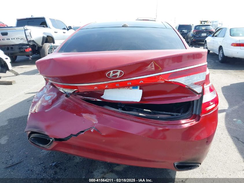 2012 Hyundai Azera Base (A6) VIN: KMHFH4JG6CA175661 Lot: 41564211