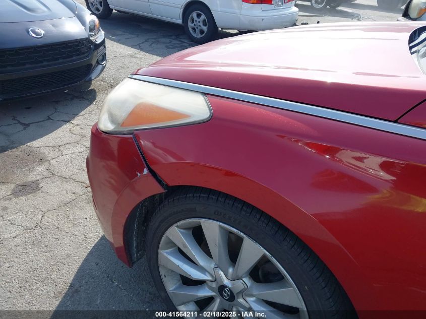 2012 Hyundai Azera Base (A6) VIN: KMHFH4JG6CA175661 Lot: 41564211