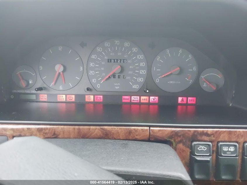 1998 Volvo S90 VIN: YV1KS9600W1129240 Lot: 41564419