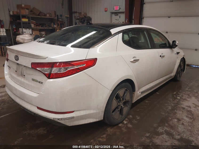 2013 KIA OPTIMA HYBRID VIN: KNAGM4AD0D5062161