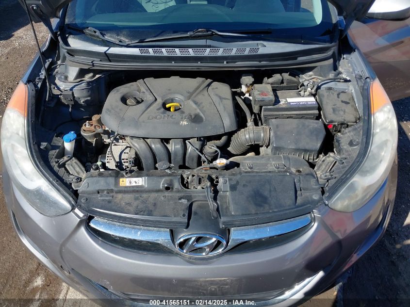 2013 Hyundai Elantra Gls VIN: 5NPDH4AE9DH412633 Lot: 41565151