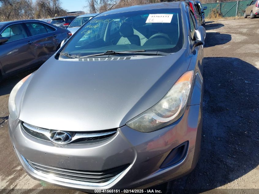 2013 Hyundai Elantra Gls VIN: 5NPDH4AE9DH412633 Lot: 41565151