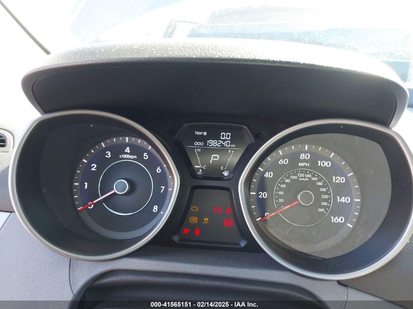 2013 Hyundai Elantra Gls VIN: 5NPDH4AE9DH412633 Lot: 41565151