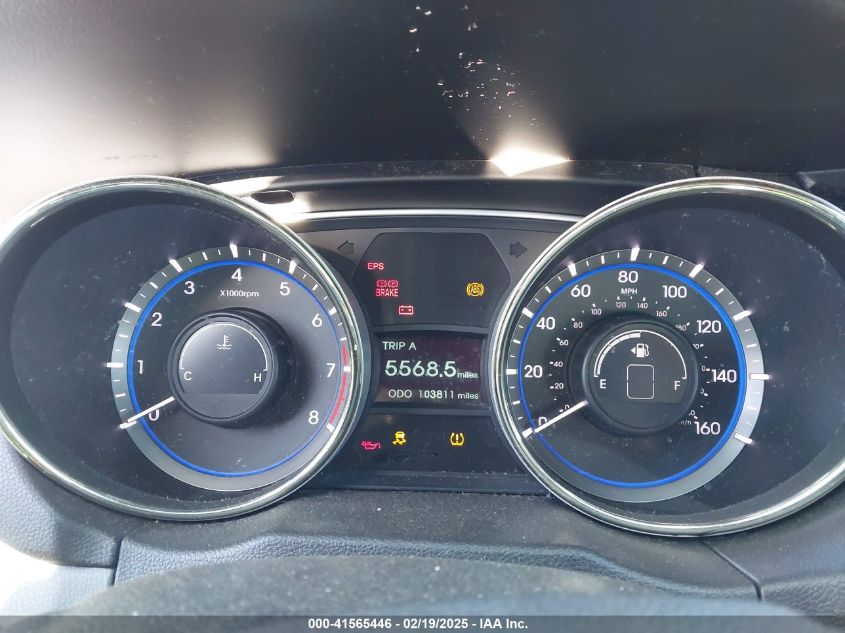 2013 Hyundai Sonata Limited VIN: 5NPEC4AC1DH544836 Lot: 41565446