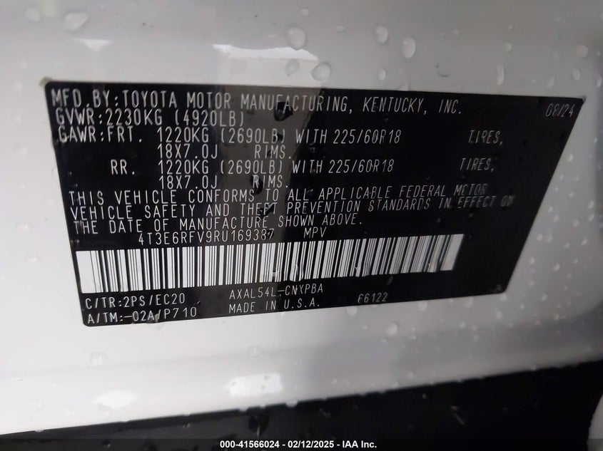 2024 TOYOTA RAV4 HYBRID XSE - 4T3E6RFV9RU169387