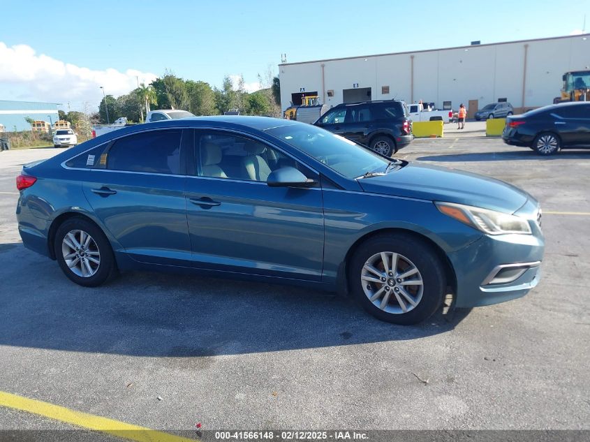 2016 Hyundai Sonata Se VIN: 5NPE24AF9GH400615 Lot: 41566148