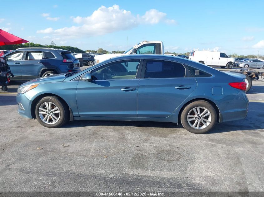2016 Hyundai Sonata Se VIN: 5NPE24AF9GH400615 Lot: 41566148
