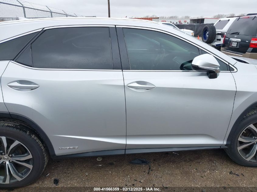 2016 Lexus Rx 450H VIN: 2T2BGMCA6GC002928 Lot: 41566359