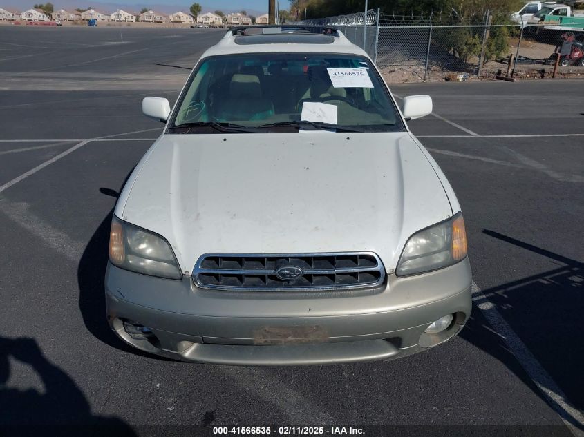 2000 Subaru Outback Limited VIN: 4S3BH6863Y6671197 Lot: 41566535