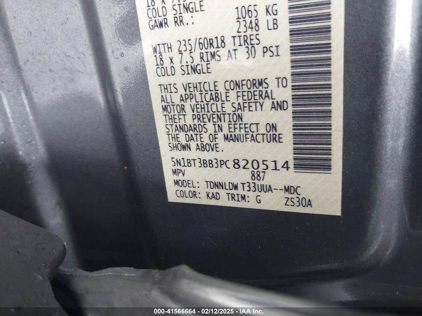 2023 NISSAN ROGUE SV INTELLIGENT AWD - 5N1BT3BB3PC820514