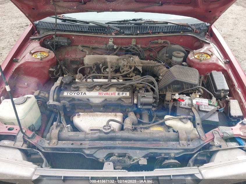 1989 Toyota Corolla VIN: JT2AE94B9K0076361 Lot: 41567132