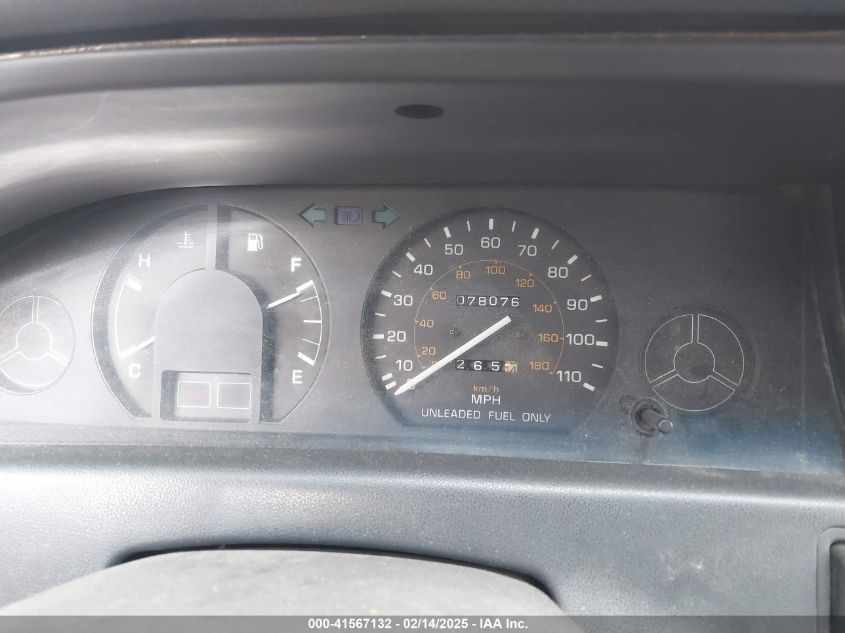 1989 Toyota Corolla VIN: JT2AE94B9K0076361 Lot: 41567132