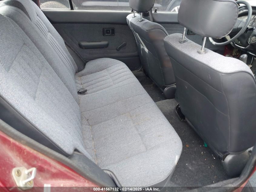 1989 Toyota Corolla VIN: JT2AE94B9K0076361 Lot: 41567132