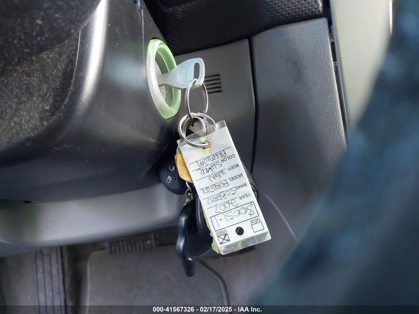 2007 Subaru Forester 2.5X VIN: JF1SG65697H729488 Lot: 41567326