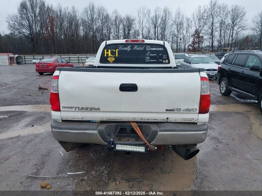 2005 Toyota Tundra Sr5 V8 VIN: 5TBDT44175F478853 Lot: 41567392