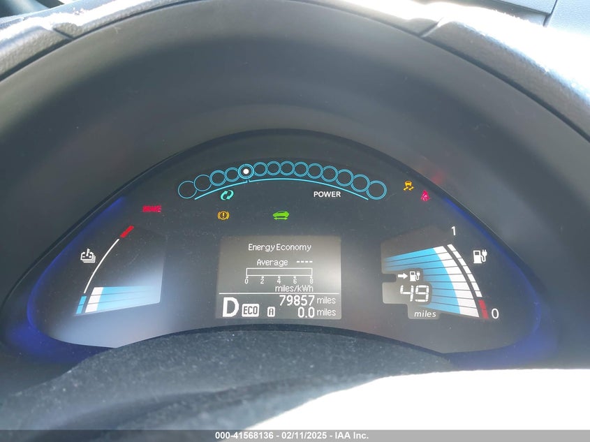 2013 NISSAN LEAF VIN: 1N4AZ0CPXDC418823