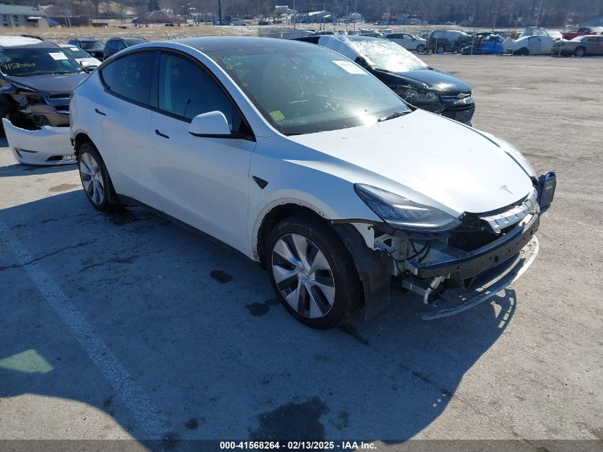 2022 TESLA MODEL Y LONG RANGE DUAL MOTOR ALL-WHEEL DRIVE - 7SAYGDEEXNF332386