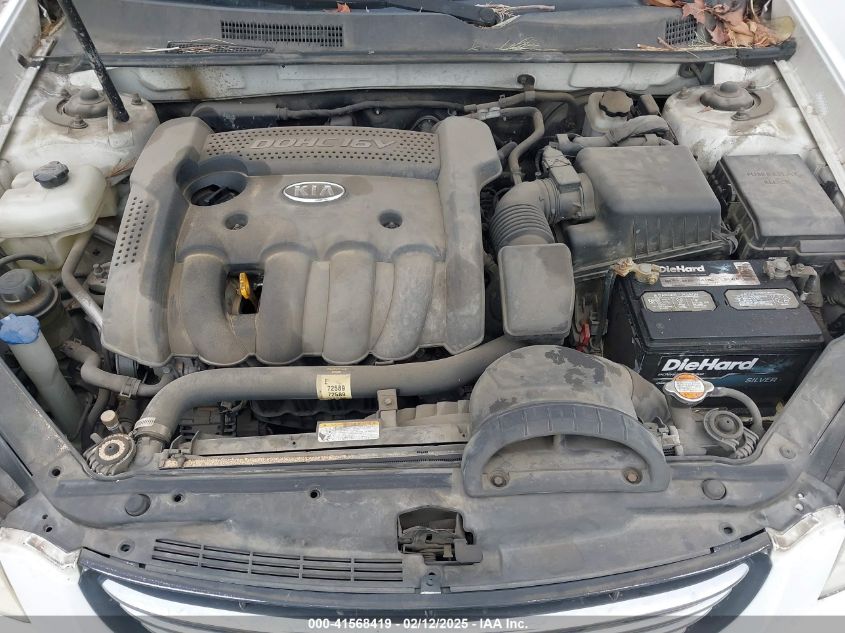 2008 Kia Optima Lx VIN: KNAGE123485259891 Lot: 41568419