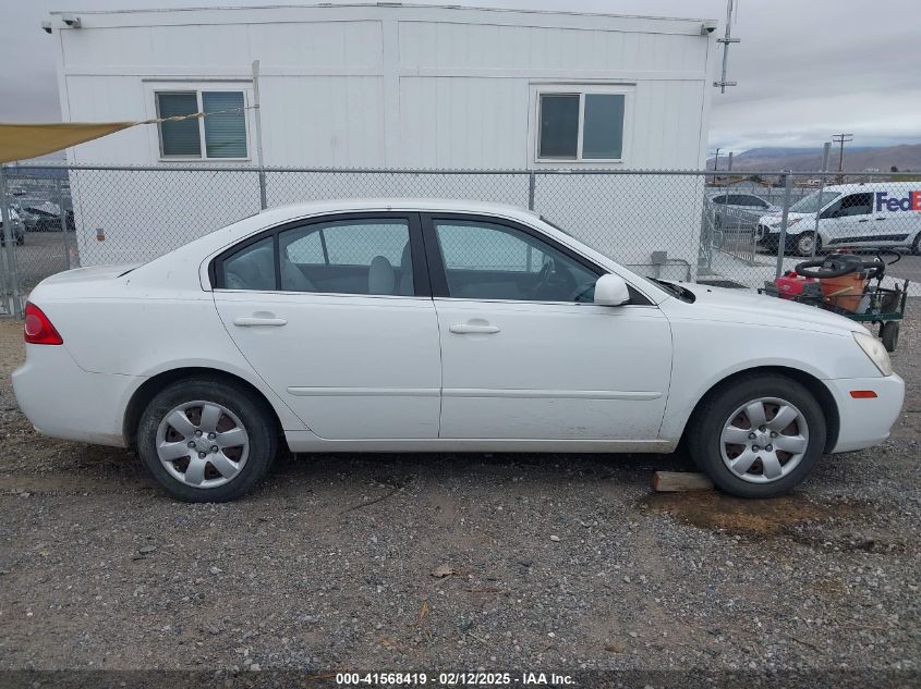 2008 Kia Optima Lx VIN: KNAGE123485259891 Lot: 41568419