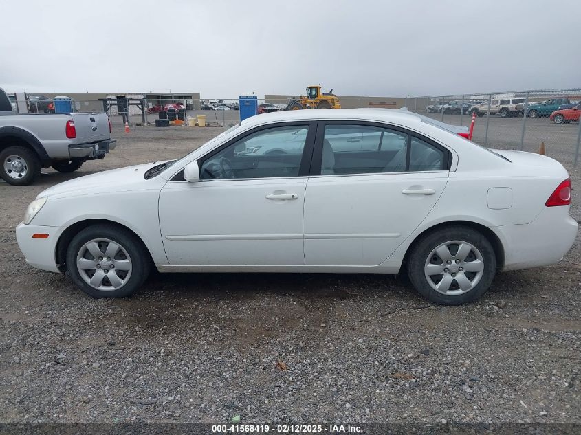2008 Kia Optima Lx VIN: KNAGE123485259891 Lot: 41568419
