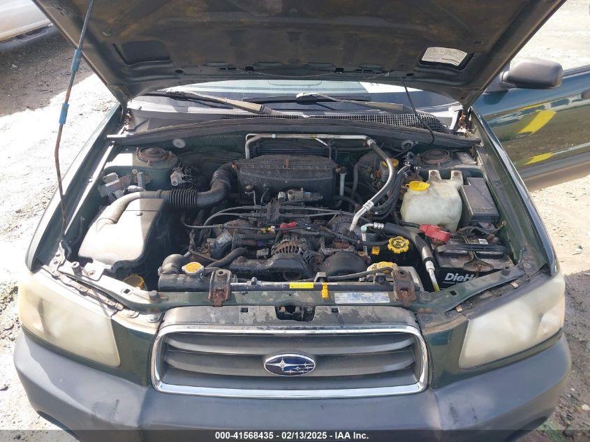 2003 Subaru Forester X VIN: JF1SG63673H756797 Lot: 41568435