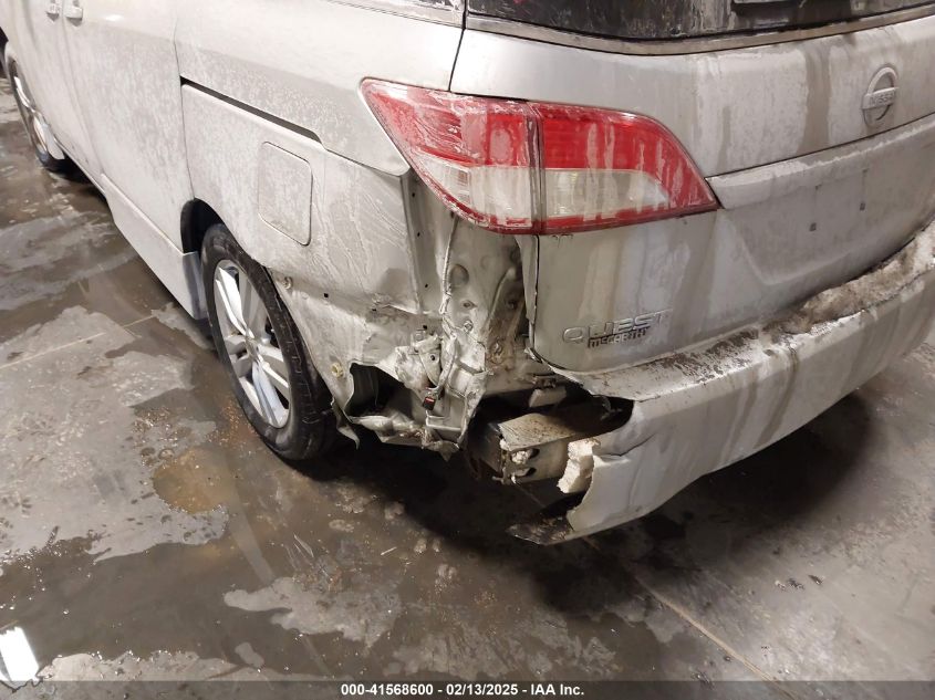 2012 Nissan Quest Le VIN: JN8AE2KP4C9044020 Lot: 41568600