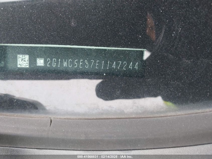 2014 Chevrolet Impala Limited Ltz VIN: 2G1WC5E37E1147244 Lot: 41568831
