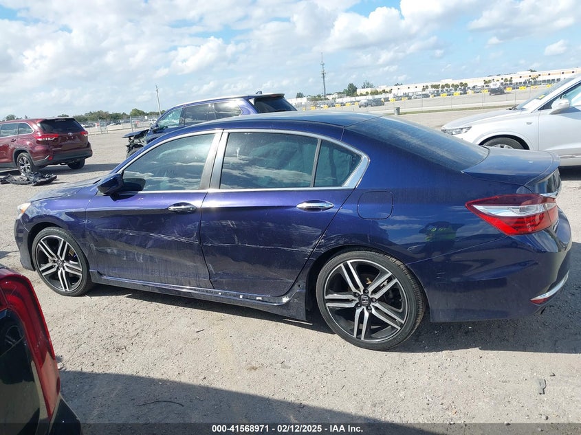 2016 HONDA ACCORD VIN: 1HGCR2F54GA231037