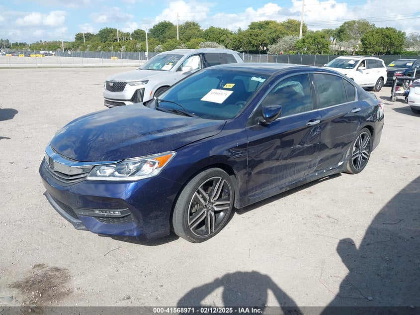 2016 HONDA ACCORD VIN: 1HGCR2F54GA231037
