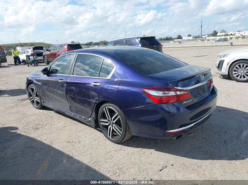 2016 HONDA ACCORD VIN: 1HGCR2F54GA231037