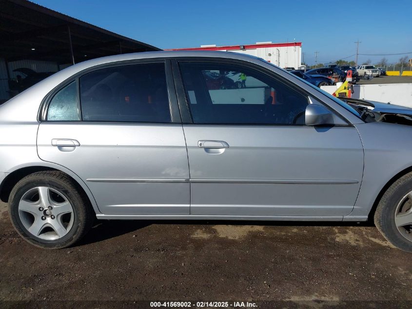 2004 Honda Civic Ex VIN: 2HGES26704H604859 Lot: 41569002