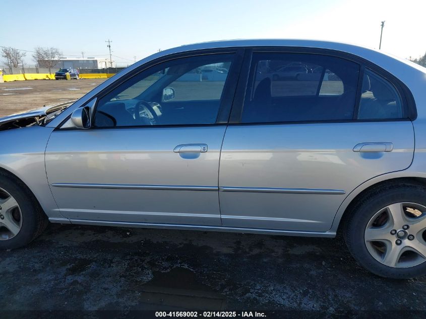 2004 Honda Civic Ex VIN: 2HGES26704H604859 Lot: 41569002