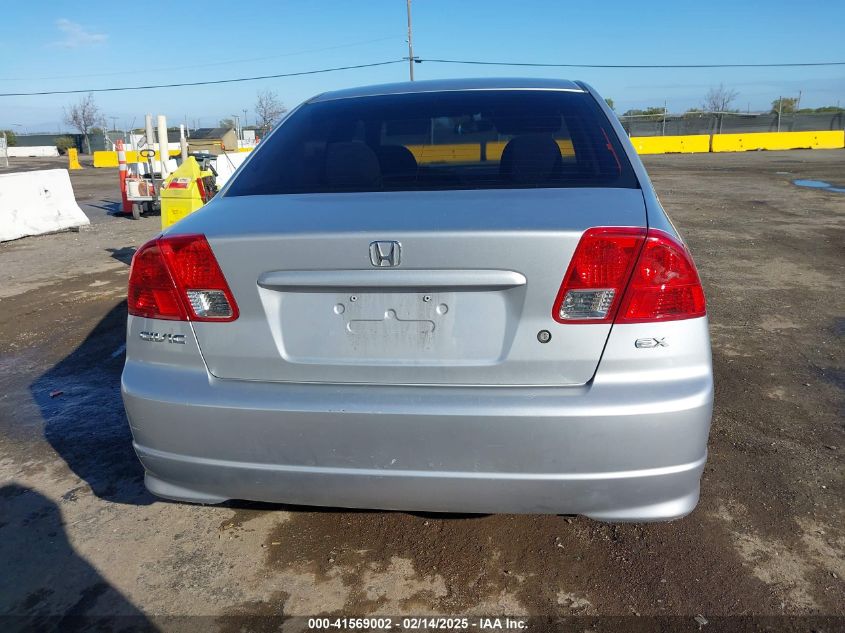 2004 Honda Civic Ex VIN: 2HGES26704H604859 Lot: 41569002